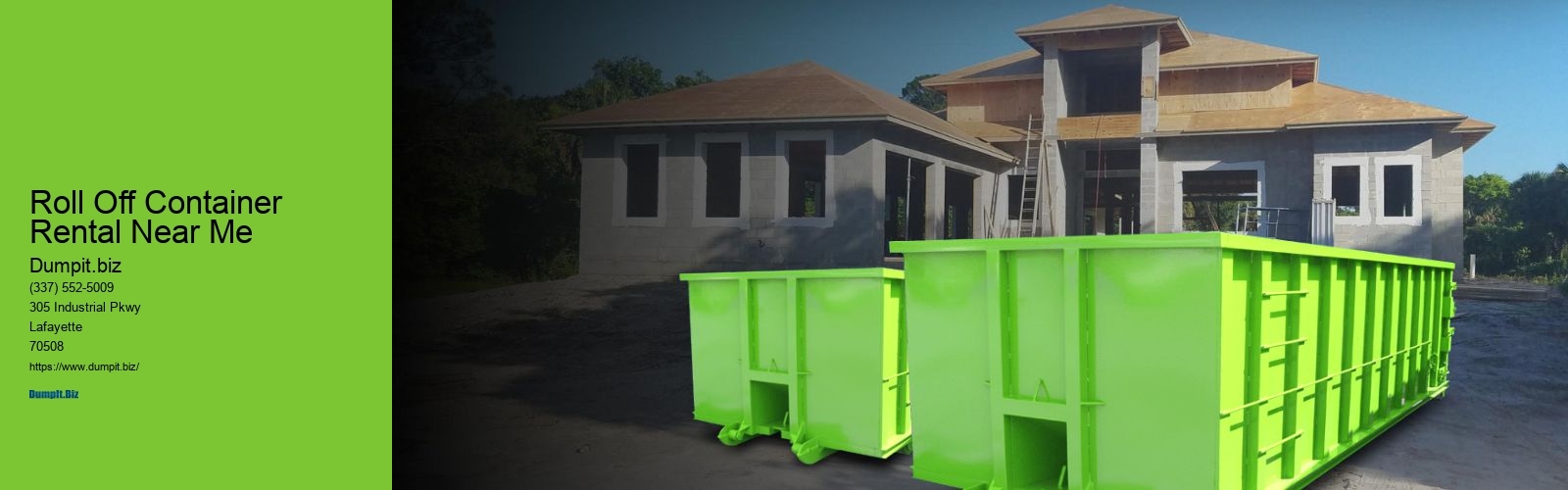 Roll Off Container Rental Near Me