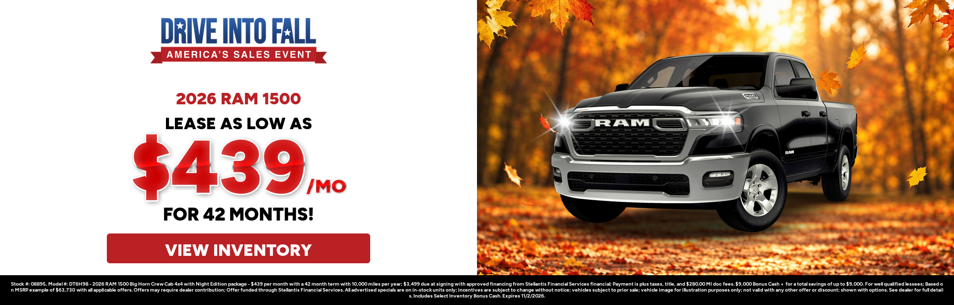 Best lease payments on a 2026 RAM 1500 near Lansing, MI