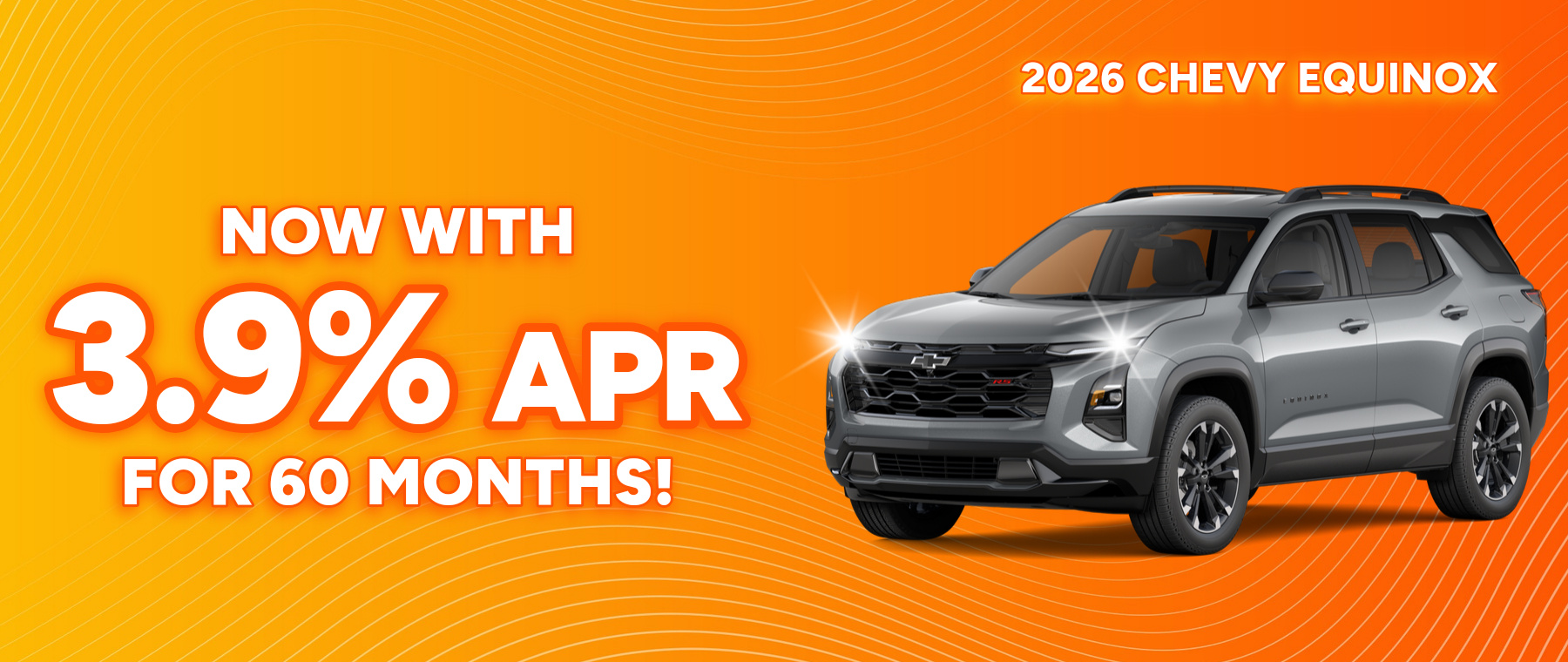 Best finance rates on a 2026 Chevrolet Equinox near New Albany, IN