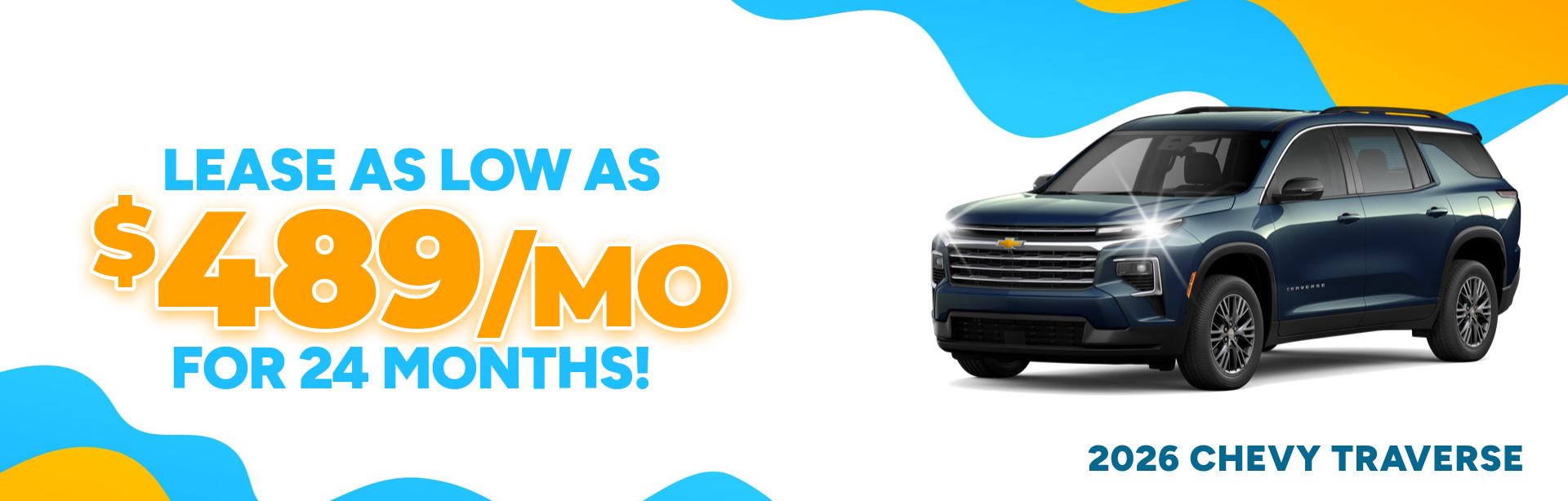 Best lease payments on a 2026 Chevrolet Traverse near Elwood, IN