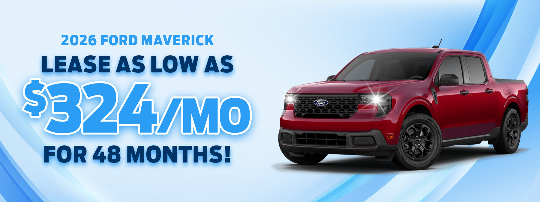 Best lease payments on a 2026 Ford Maverick near Muncie, Indiana
