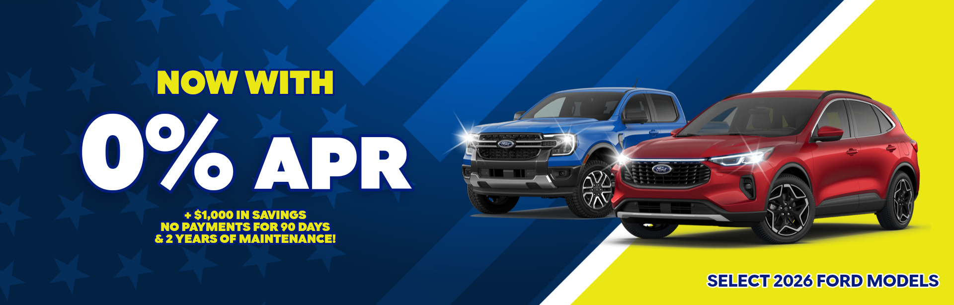 Best finance rates on a 2026 Ford Select Models near Kokomo, Indiana