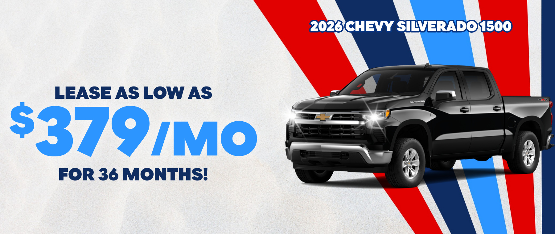 Best lease payments on a 2026 Chevrolet Silverado 1500 near Corpus Christi, Texas