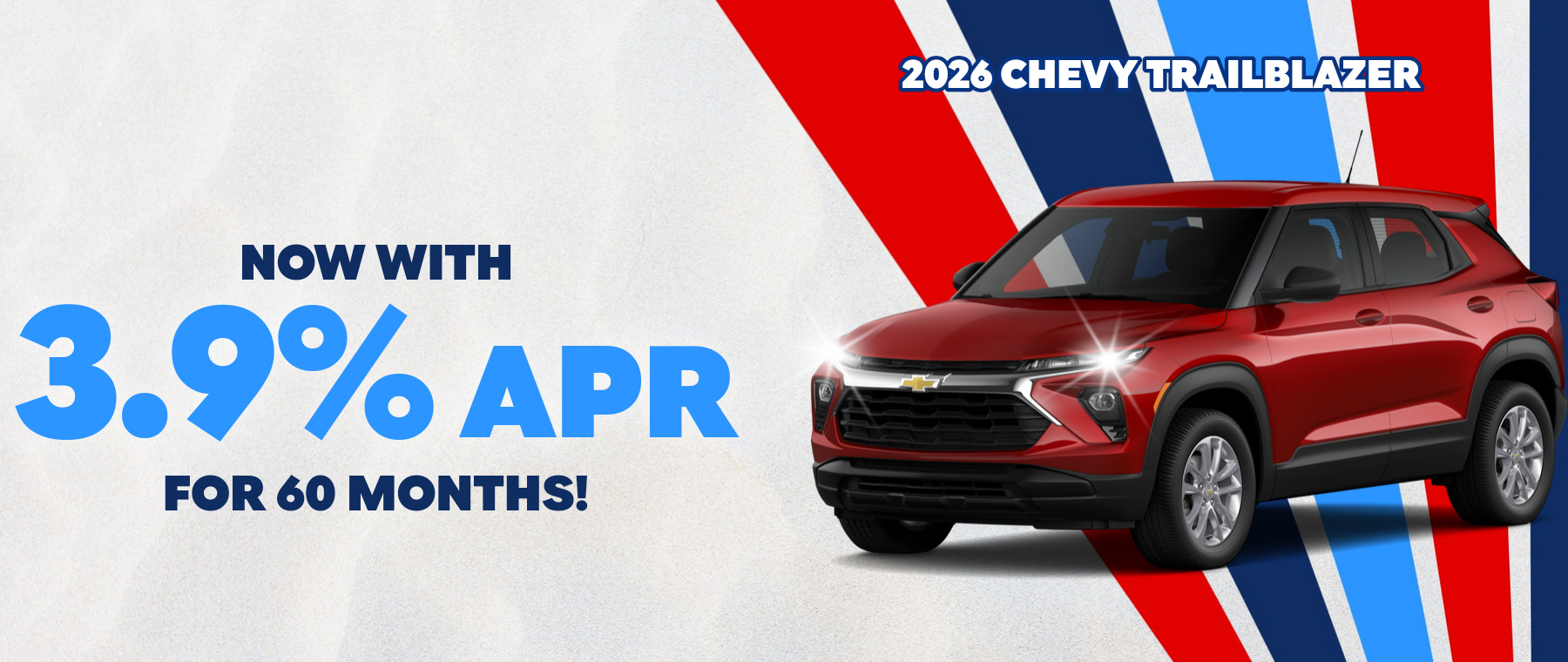 Best finance rates on a 2026 Chevrolet Trailblazer near Portland, Texas
