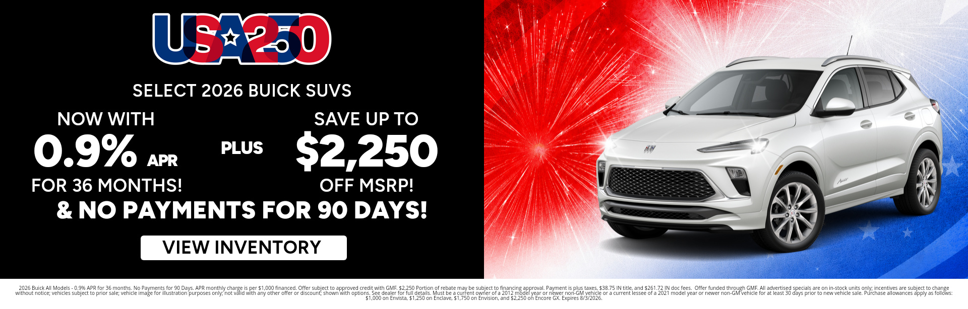 Save on a new 2026 Buick All Models special offer near Danville, IN