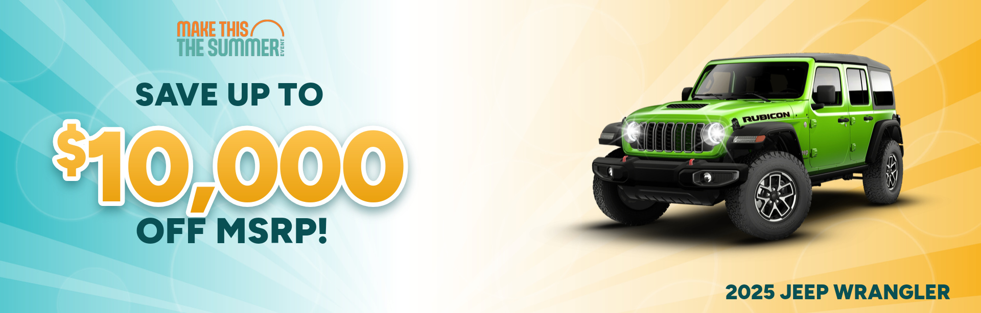 Rebate special on a 2025 Jeep Wrangler near Brazil, Indiana