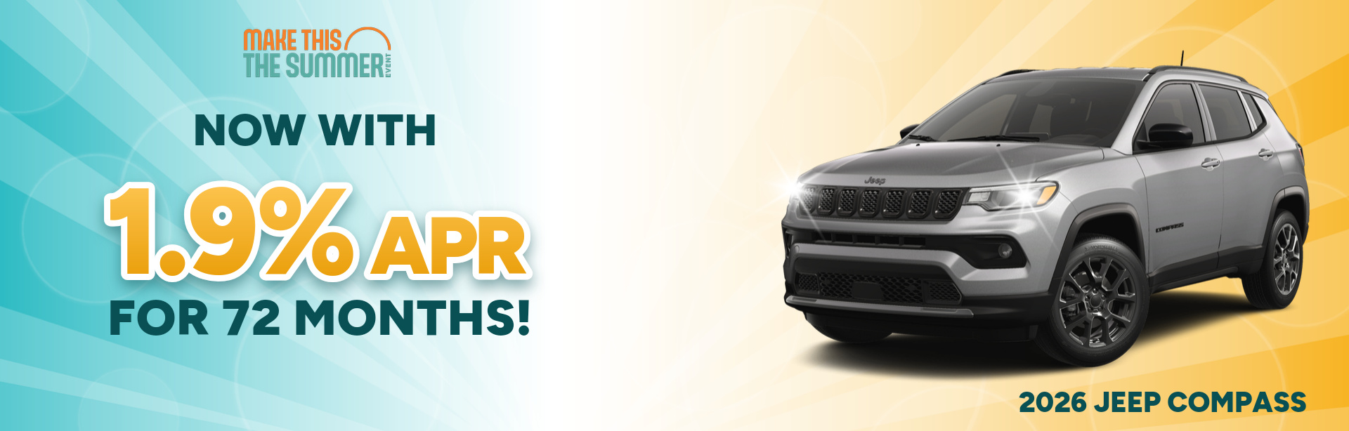 Best finance rates on a 2026 Jeep Compass near Danville, Indiana