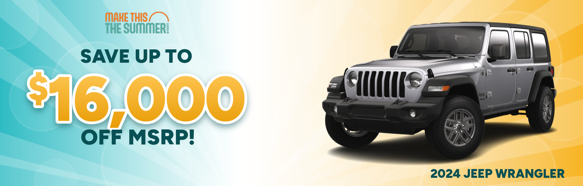 Rebate special on a 2024 Jeep Wrangler near Crawfordsville, IN