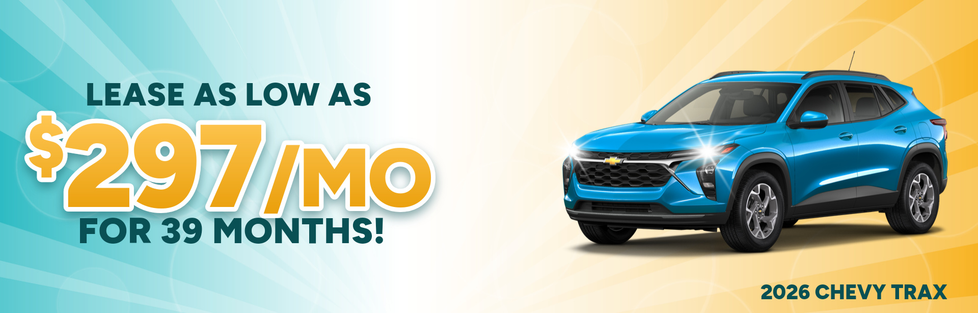 Best lease payments on a 2026 Chevrolet Trax near Rockville, Indiana