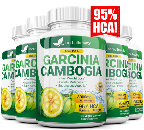 5 Pack GARCINIA CAMBOGIA 95% HCA Diet Pills Weight Loss Fat Burner 3000mg 2 5 Pack GARCINIA CAMBOGIA 95% HCA Diet Pills Weight Loss Fat Burner 3000mg 2