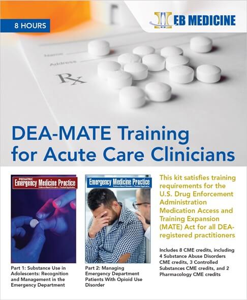 DEA-MATE Training for Acute Care Clinicians