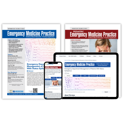Emergency Medicine Practice and Pediatric Emergency Medicine Practice Bundled Product