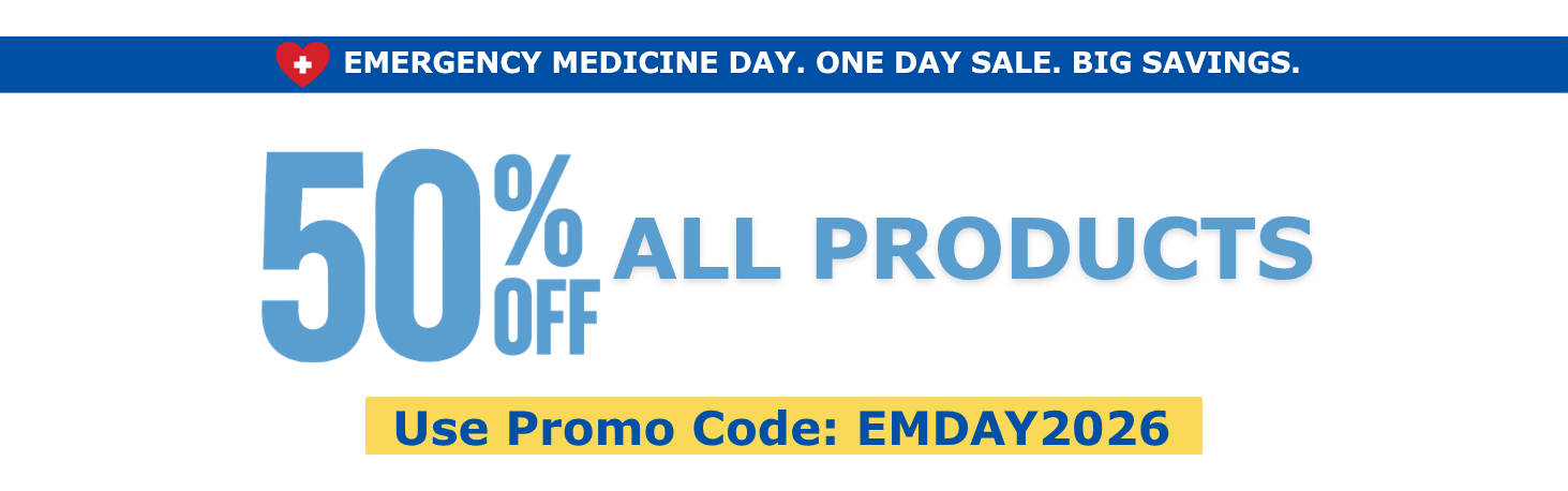 Emergency Medicine Day Sale 2026 Banner