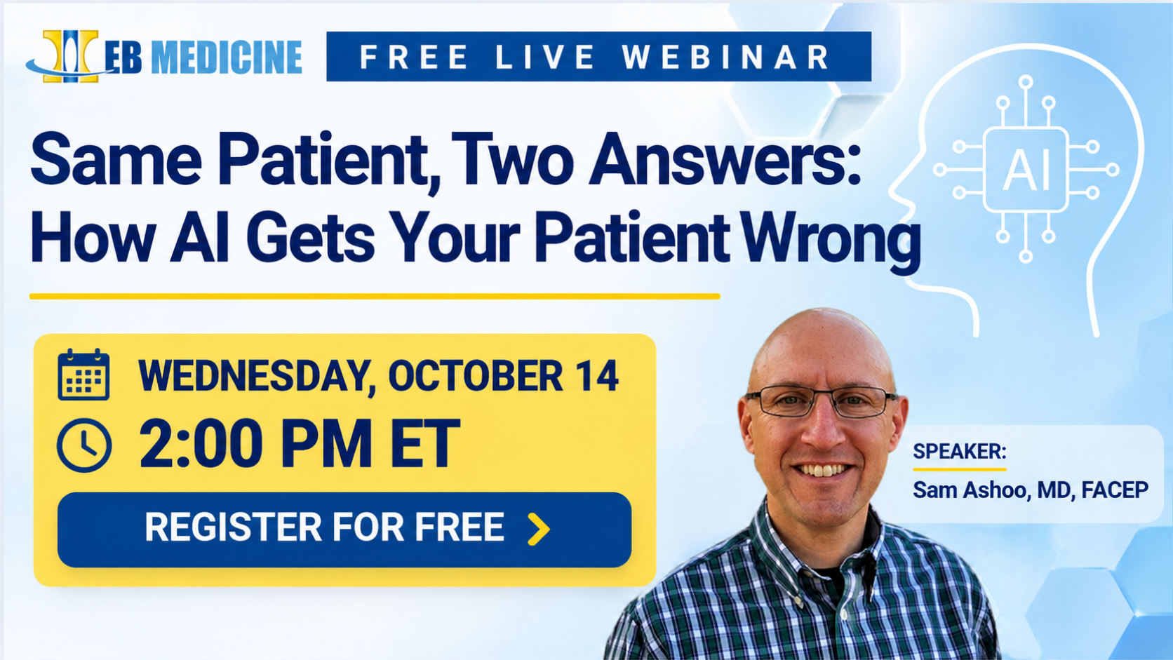 EB Medicine Free Live Webinar