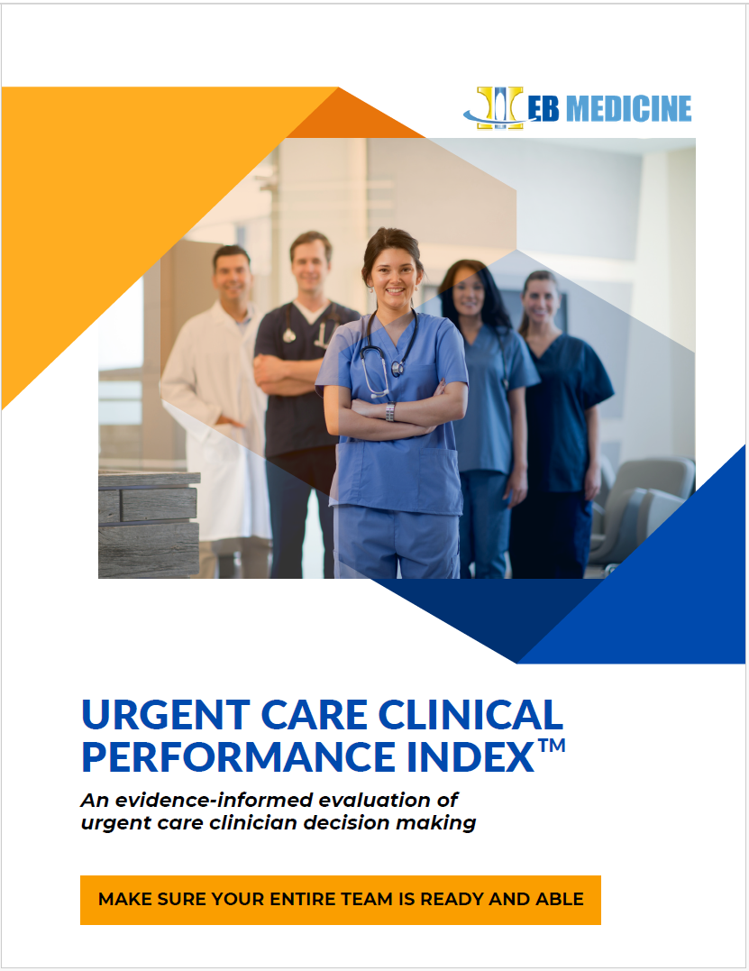 Urgent Care Clinical Performance Index