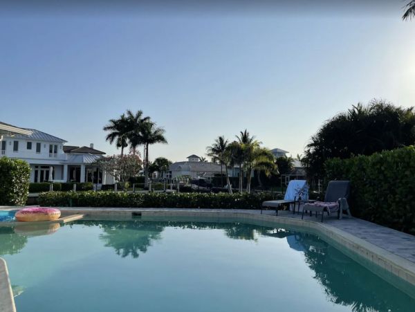 Waterfront Vacation Home In Naples with Private Pool
