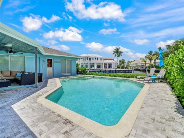 Waterfront Vacation Home In Naples with Private Pool