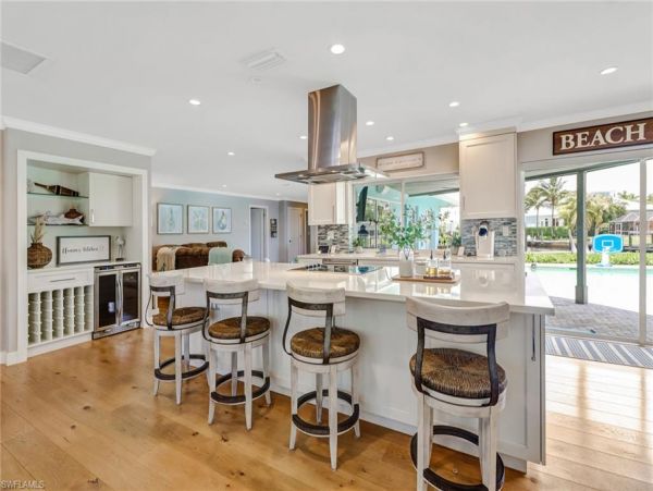 Waterfront Vacation Home In Naples with Private Pool