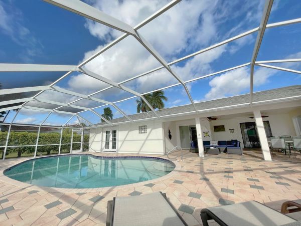 Beachfront Four Bedroom Vacation Home in Bonita Beach