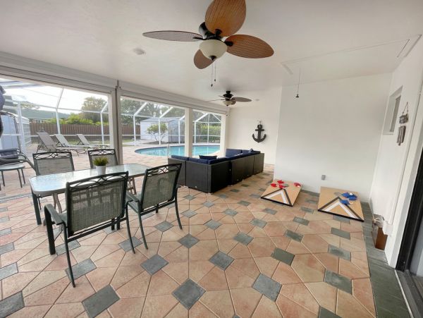 Beachfront Four Bedroom Vacation Home in Bonita Beach