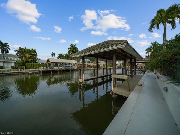 Naples Canal Front Four Bedroom Vacation Home