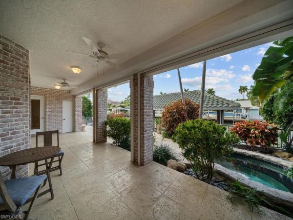 Naples Canal Front Four Bedroom Vacation Home