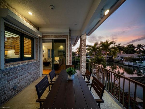 Naples Canal Front Four Bedroom Vacation Home