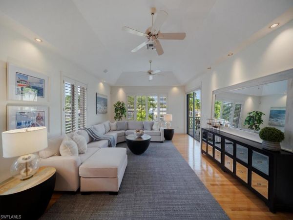 Naples Canal Front Four Bedroom Vacation Home