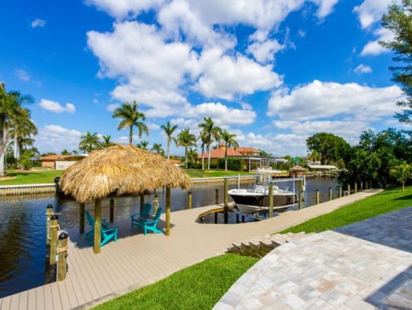 Canal-Front Vacation Home with Pool and Boat Dock 8 Guests