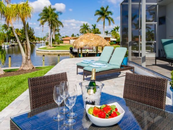 Canal-Front Vacation Home with Pool and Boat Dock 8 Guests