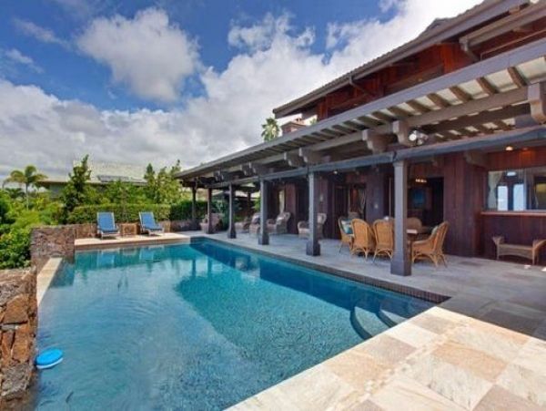Kona Hawaiian Home with panoramic ocean view