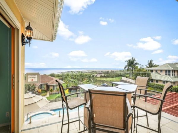 Big Island Vacation Rental Kona - Luxury Home with Pool, Rooftop Deck & Ocean Views