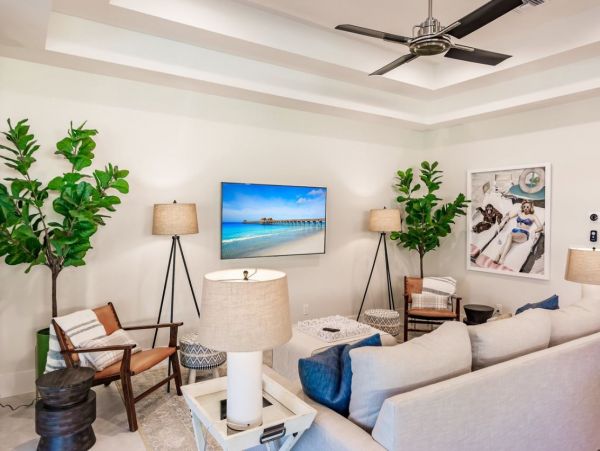 4 Bedroom + Den Private Pool Home in Naples Sleeps 10 Guests
