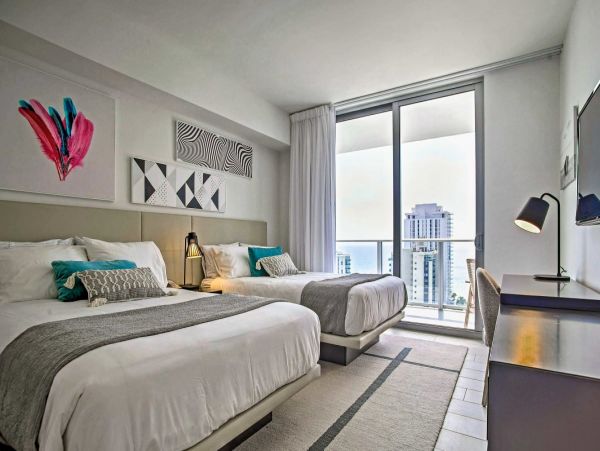 Hollywood FL Chic Vacation Condo Just Steps from the Beach