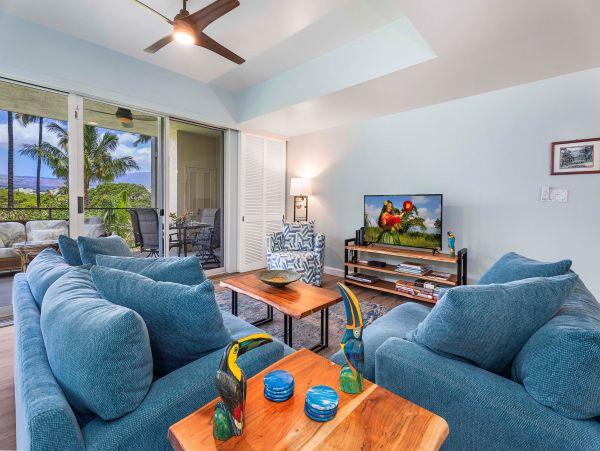 Waikoloa Lovely Mountain Views Corner Condo Sleeps 4 Guests
