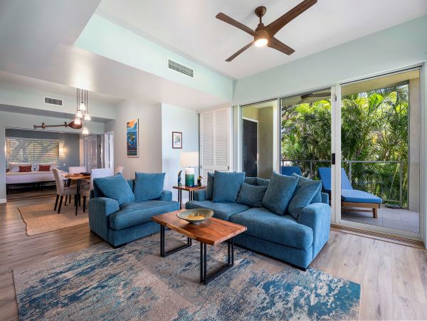 Waikoloa Lovely Mountain Views Corner Condo Sleeps 4 Guests