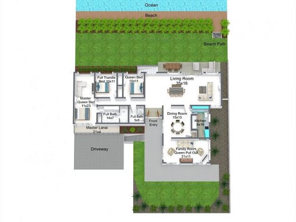 Kailua Lanikai Beach Home 1000940