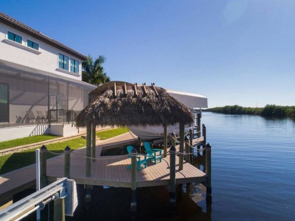 Stunning Vacation Home in Cape Coral with Pool & Boat Dock