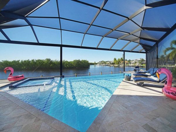 Stunning Vacation Home in Cape Coral with Pool & Boat Dock