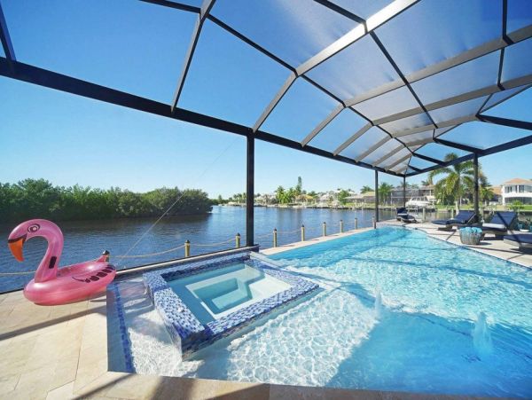 Stunning Vacation Home in Cape Coral with Pool & Boat Dock