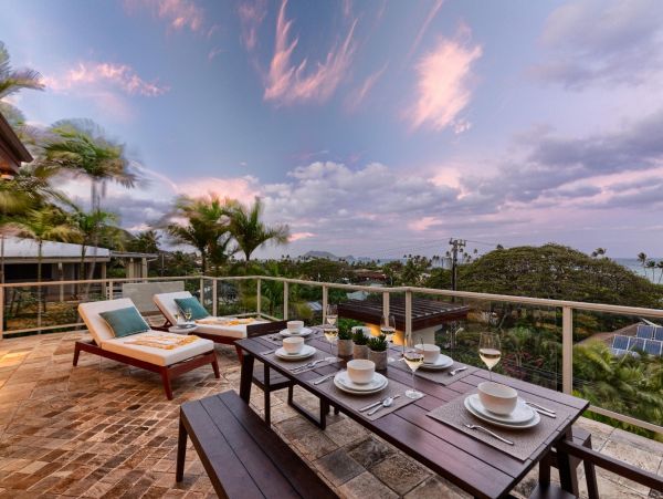 Ocean Views Kailua Vacation Home Four Bedroom