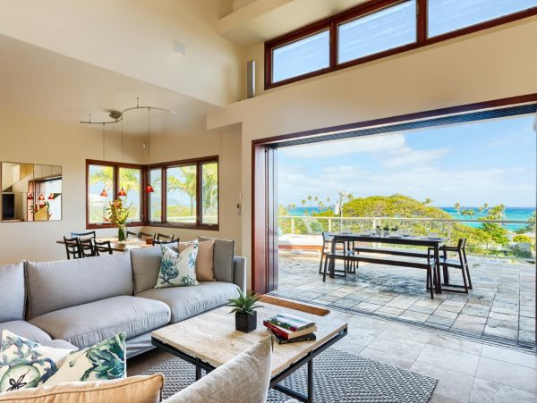 Ocean Views Kailua Vacation Home Four Bedroom