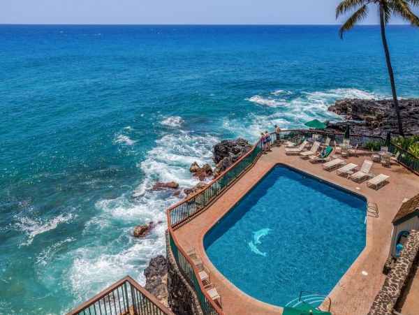 Poipu Stunning Three Bedroom Oceanfront Vacation Condo