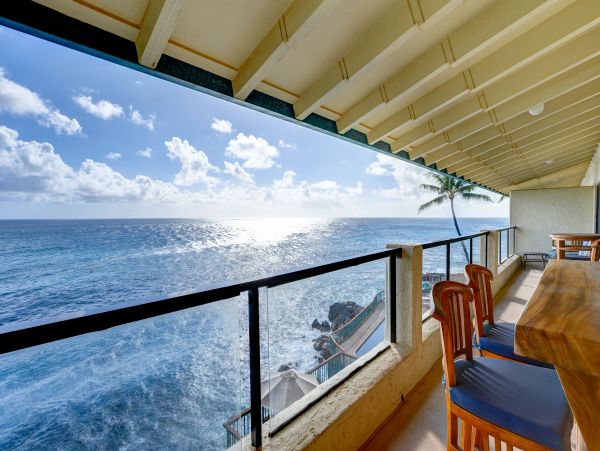 Poipu Stunning Three Bedroom Oceanfront Vacation Condo