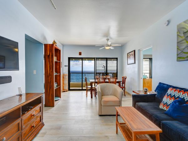Poipu Stunning Three Bedroom Oceanfront Vacation Condo