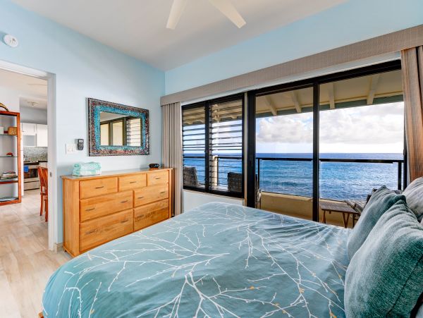 Poipu Stunning Three Bedroom Oceanfront Vacation Condo
