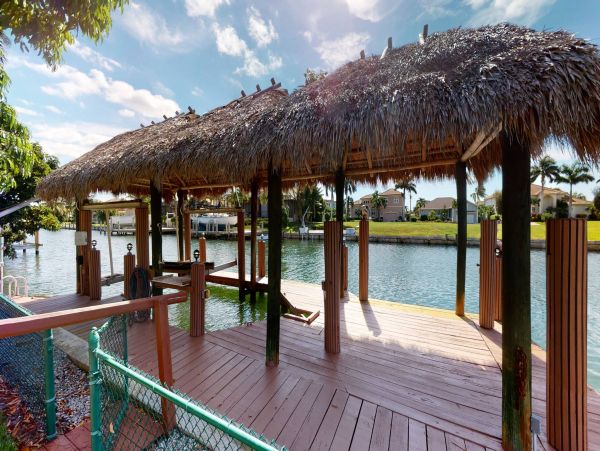 Marco Island Canal front Four Bedroom Vacation Rental Home