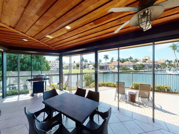 Marco Island Canal front Four Bedroom Vacation Rental Home