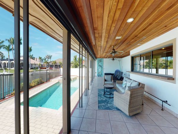 Marco Island Canal front Four Bedroom Vacation Rental Home