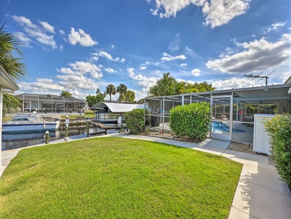 Canal-Front Vacation Home w/Pool & Boat Dock in Fort Myers